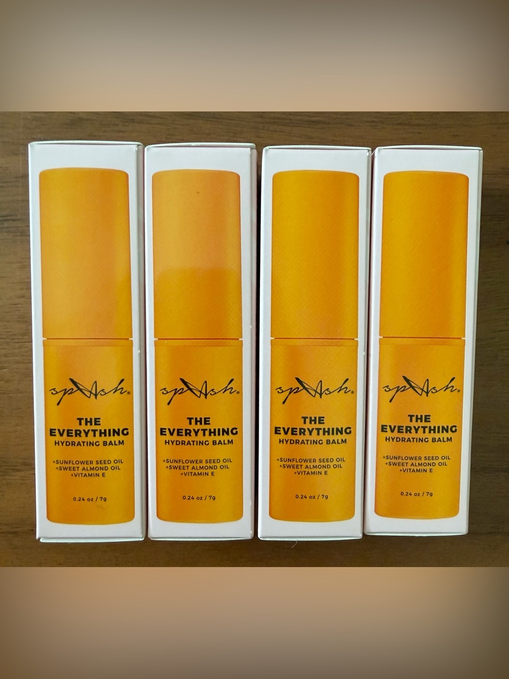 🧡 4x The Everything Hydrating Balm Stick Vitamin E LA Splash NEW SEALED 0.24 oz